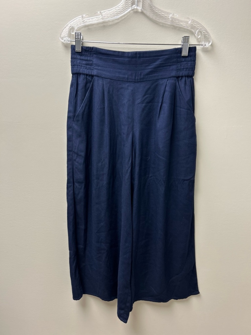 Sunday Best Sullivan High Rise Navy Blue Culotte Pants